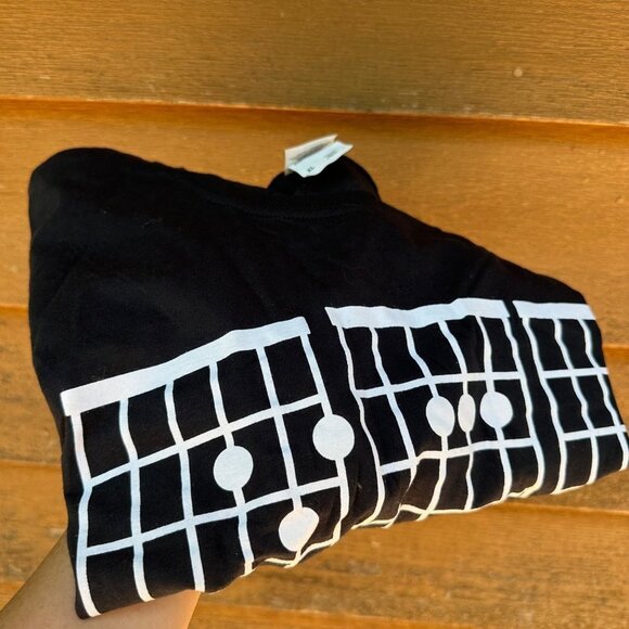 Fruit of the Loom Dad Guitar Tee Cords Black T-shirt Size XL - Picture 10 of 10